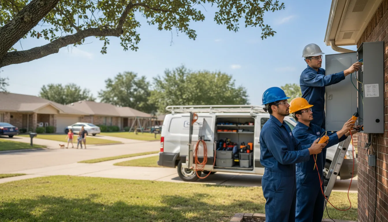Certified electrician providing emergency electrical services in Breeden, WV